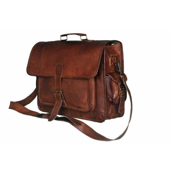 Perry Leather Messenger Bag for Men | Emerson Leather Bags