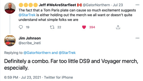 Twitter Support for Voyager Merch