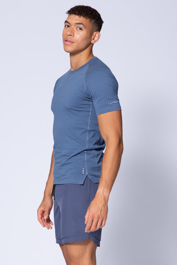 Authentic Cotton T-Shirt - Storm Blue