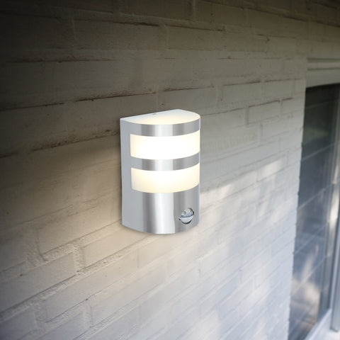 Cameo LED Outdoor Wall Light With PIR Sensor