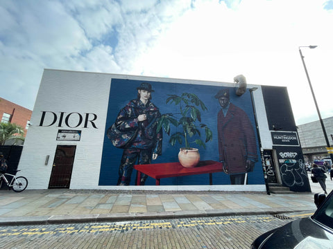 Recent Dior Mural Shoreditch