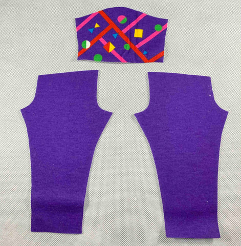 Purple Tube Top and Pants Pattern