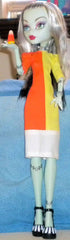 Customer Photo of 17" Monster High Clown Chic modified Dress