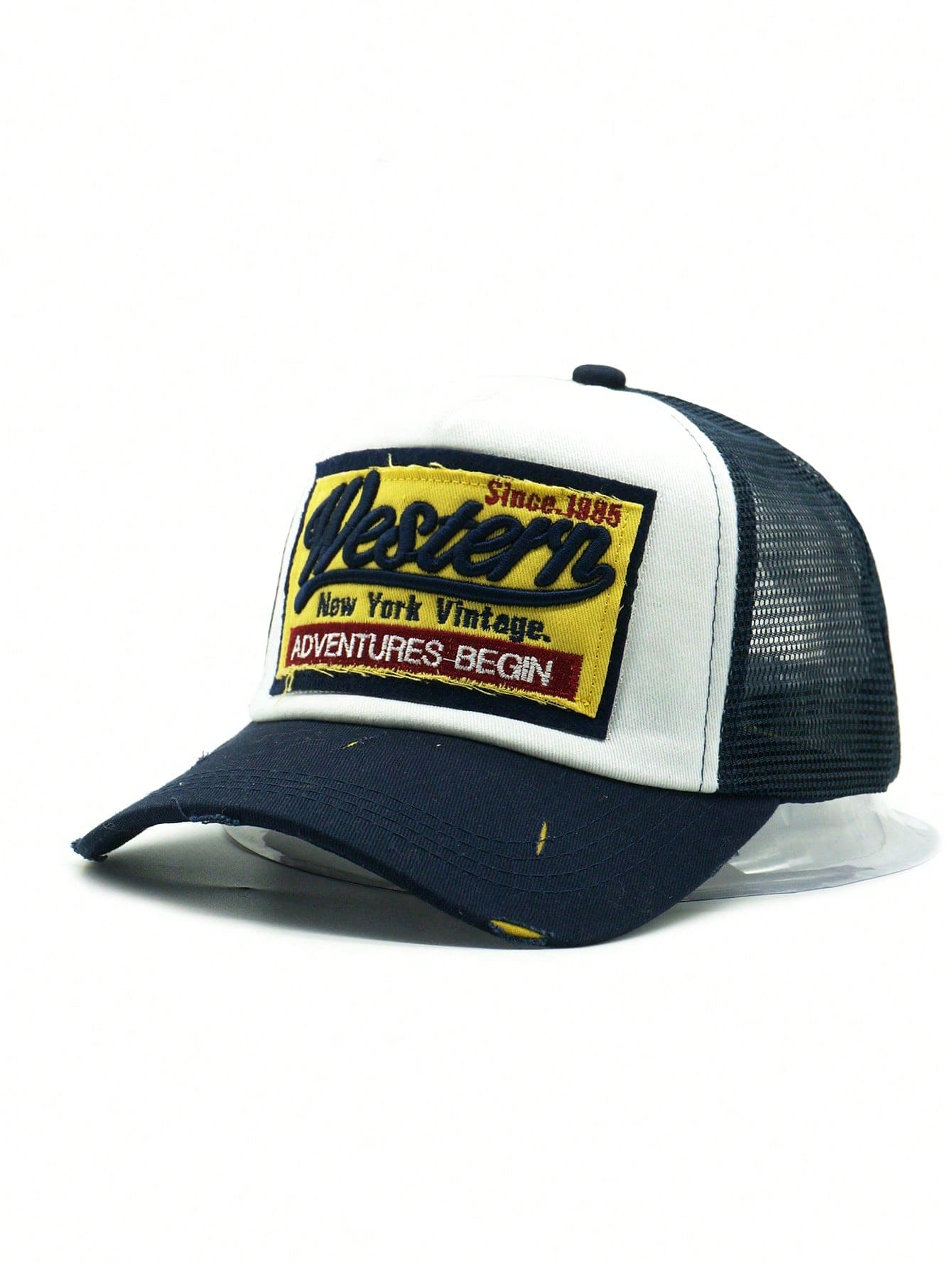 1pc Unisex Breathable Baseball Cap With Mesh Design,