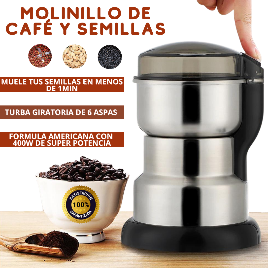 Molinillo de café y semillas FORMULA AMERICANA
