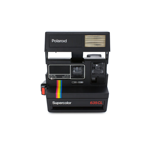 Polaroid Supercolor 635CL Red Stripe with Close Up Lens - Works