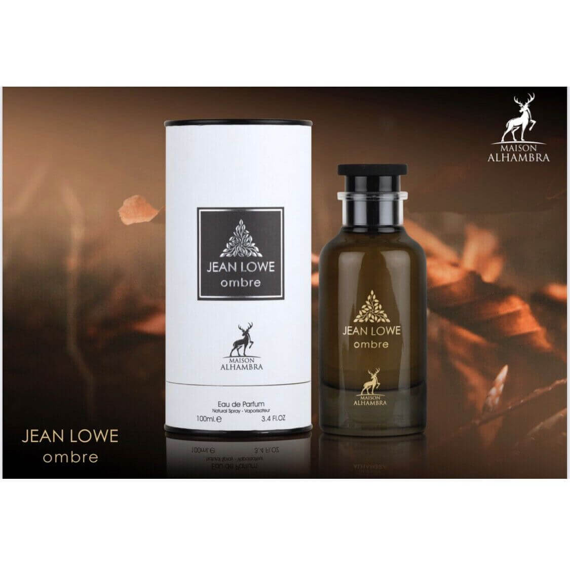 JEAN LOWE OMBRE EAU DE PARFUM BY MASION AL HAMBRA100ml