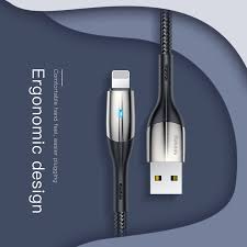 Baseus Horizontal Data Cable(With An Indicator Lamp)USB Charging Cable For  Iphone Phone | Shopee Singapore