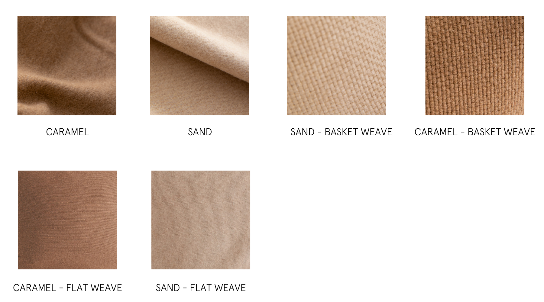 CAMEL WOOL COLLECTION MATERIALS AND COLOURS HUXFORD GROVE