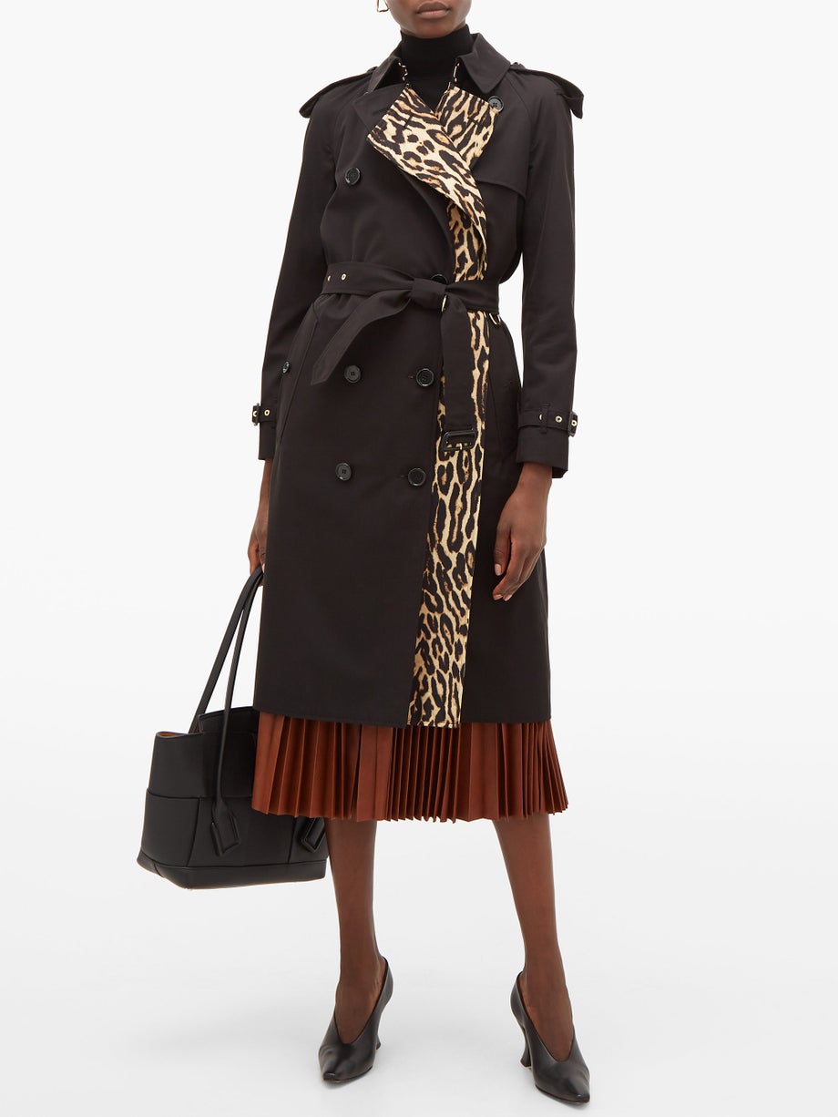 BURBERRY TRENCH BRIDSTOW LEOPARD PRINT LINING – Caroline's Fashion Luxuries