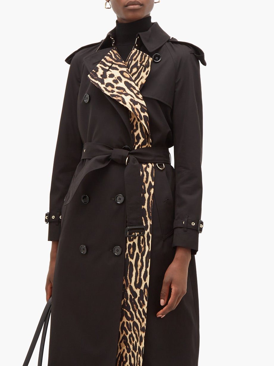 BURBERRY TRENCH BRIDSTOW LEOPARD PRINT LINING – Caroline's Fashion Luxuries