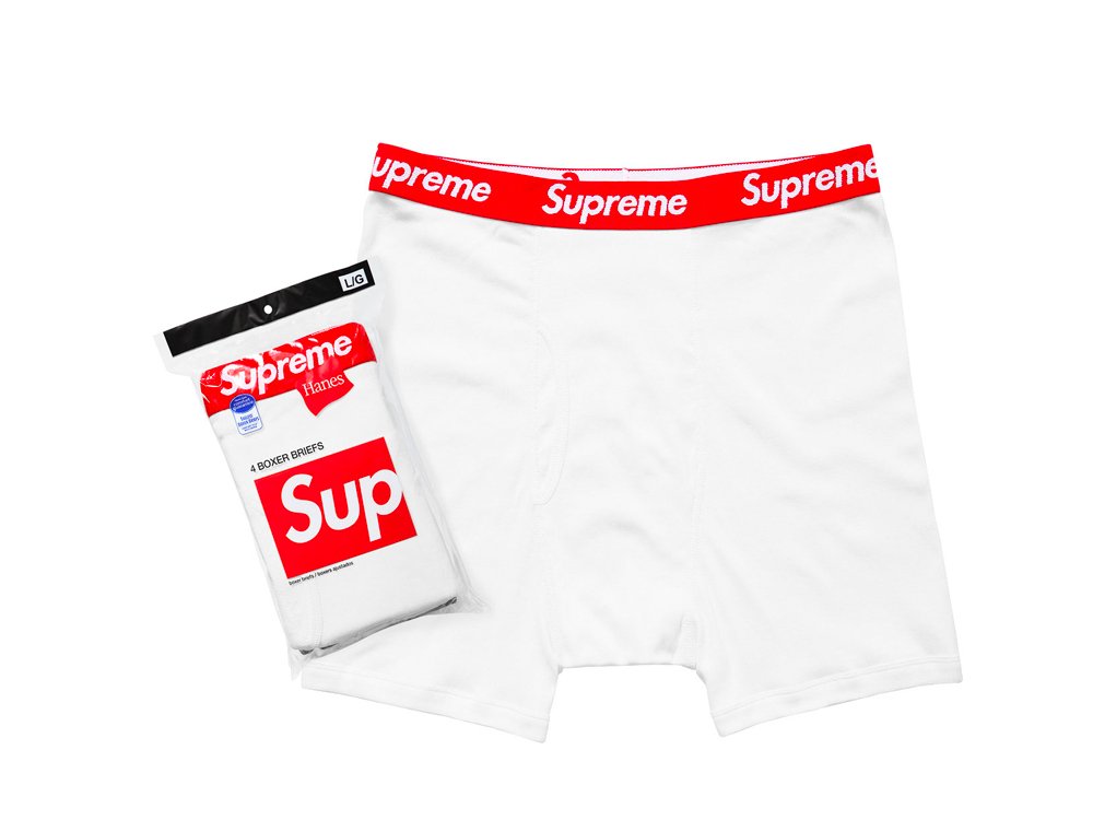 Supreme Hanes Bandana Boxer Briefs (2 Pack) White – Elusive Sneaks