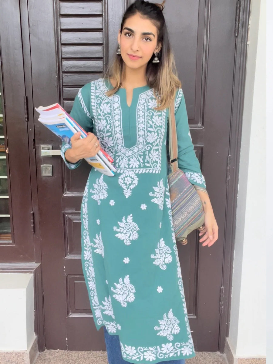 13 Kurtis to Wear with Jeans | How to Wear & Style Kurti with Jeans – Just  Salwars