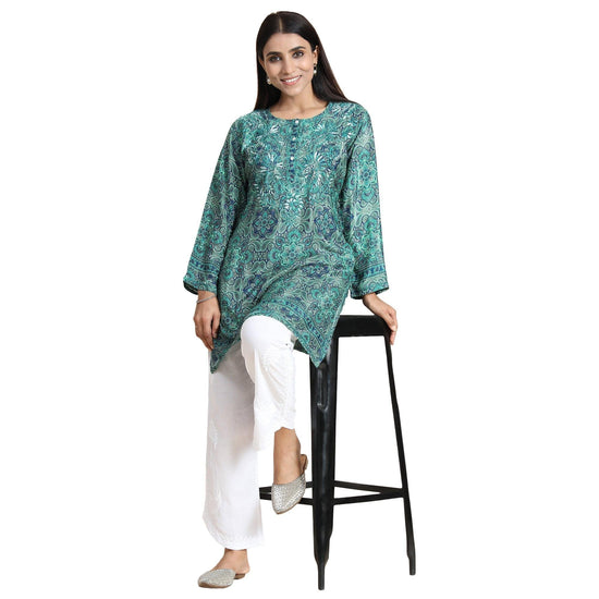 Load image into Gallery viewer, Hand Embroidery Chinakari LongTunic for Women
