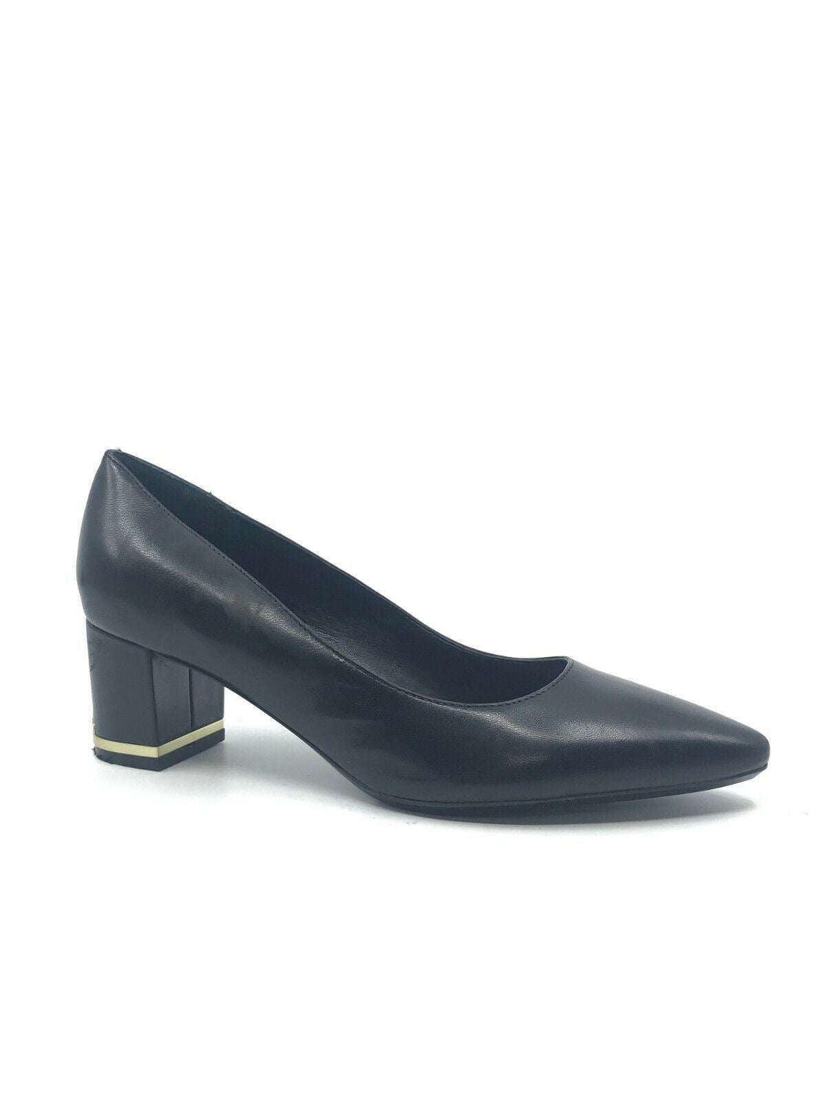 Calvin Klein Women's Nita Almond Toe Pumps Black Size: 7M – Jonesse Fashions