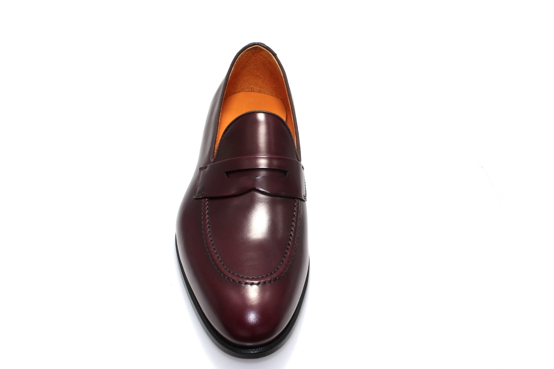 Handmade Cordovan Leather Penny Loafers