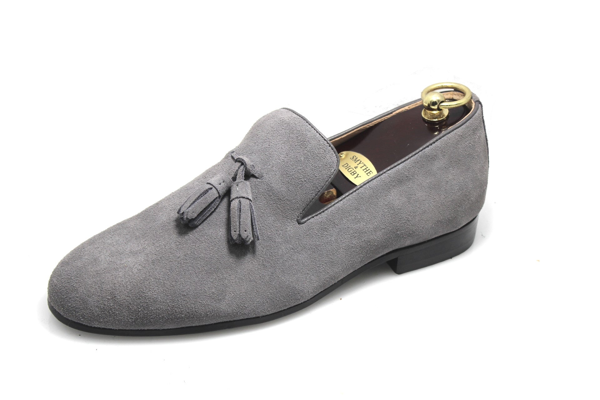 grey slip on mens shoes