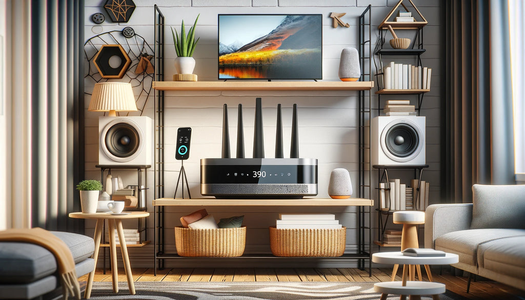 Modern apartment living enhanced by LTE router