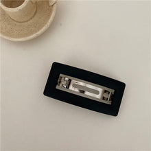 Load image into Gallery viewer, Hollow rectangle matte resin hair barrette

