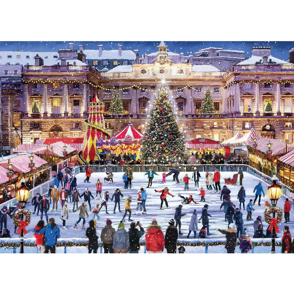 Winter Skating 1000 Piece Jigsaw Puzzle