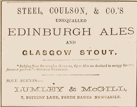 Edinburgh Ales and Glasgow Stout