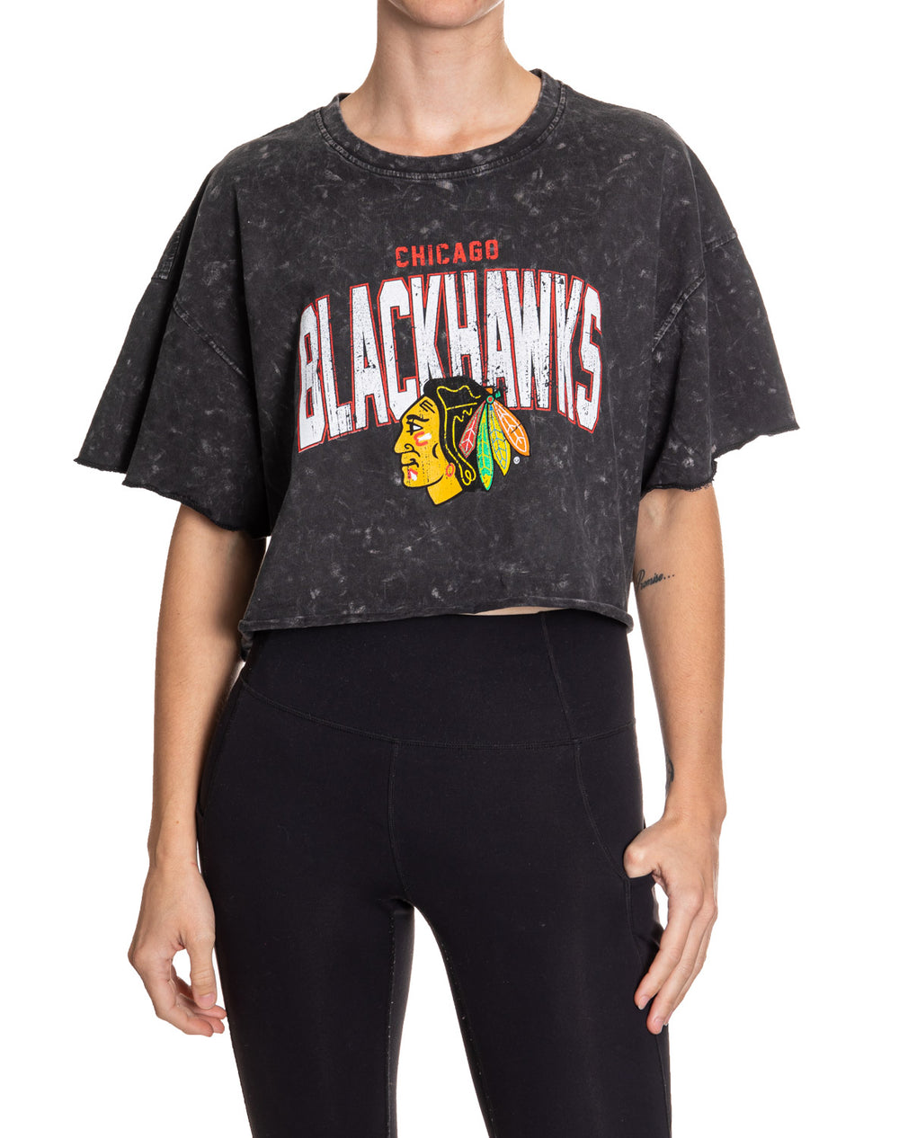  Calhoun NHL Surf & Skate Womens Oversize Drop Shoulder Crop  T-Shirt – The Sunset Collection : Sports & Outdoors