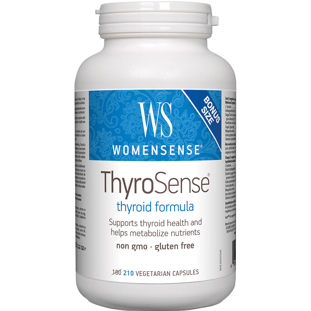 WomenSense ThyroSense, Bonus Size, 210 vegetarian capsules