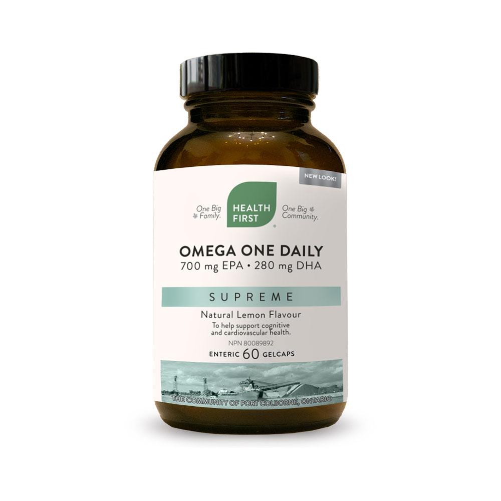 Health First Omega Supreme One Daily, enteric coated gelcaps