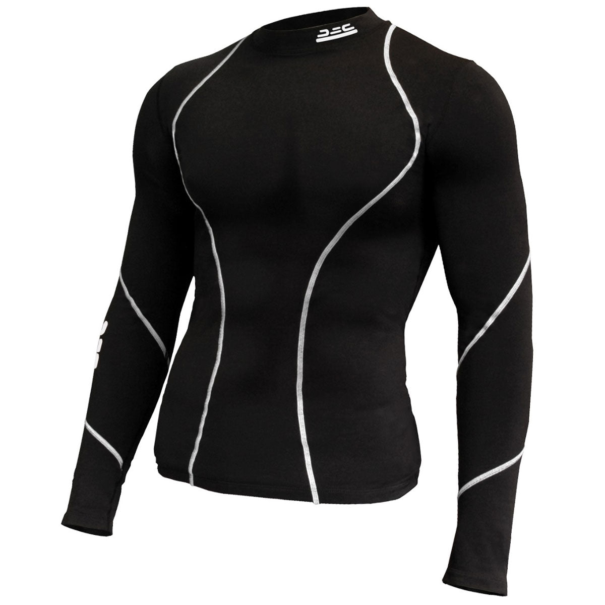 Atak Compression Top - Youth - Black