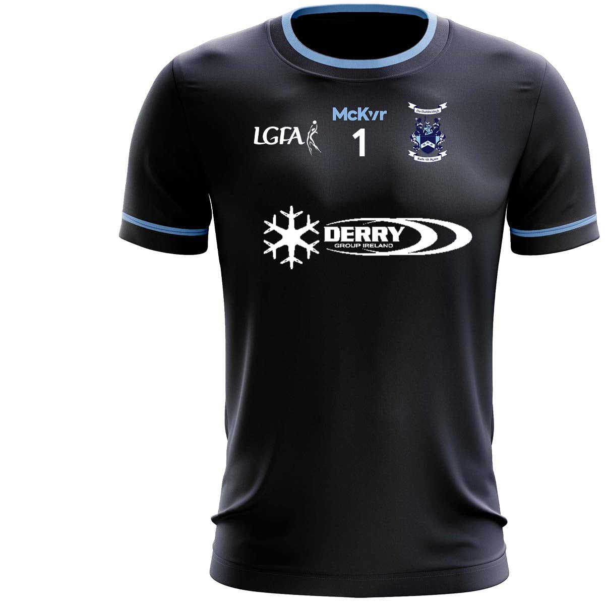 Mc Keever Ballyhegan Davitts LGFA Numbered Goalkeeper Jersey - Womens - Navy