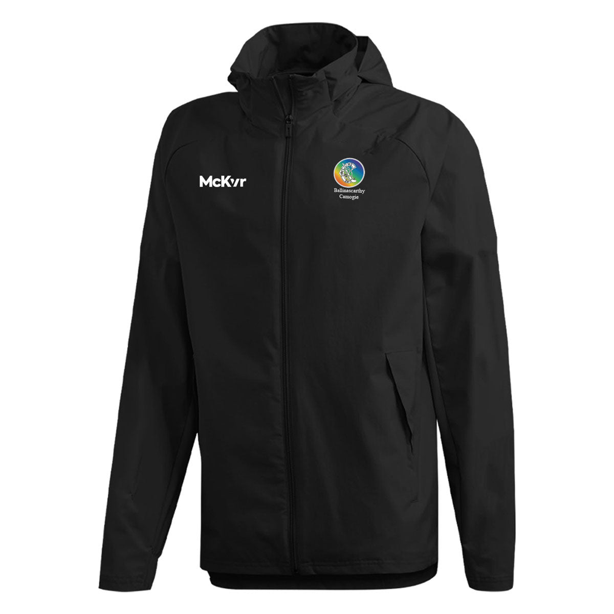 Mc Keever Ballinascarthy Camogie Core 22 Rain Jacket - Adult - Black