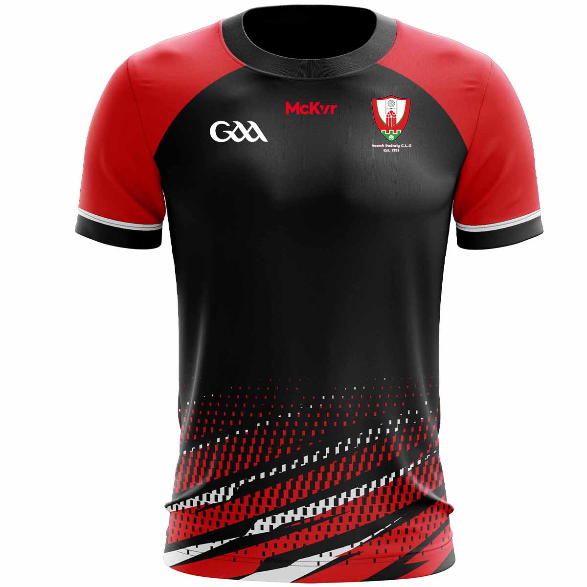 Mc Keever Dromahair GAA Training Jersey - Adult - Black Player Fit