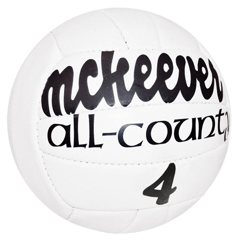 Mc Keever All-County Size 4 Match Ball (Pack of 10 + Free Net)