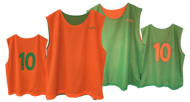 LS Numbered Reversible Bibs - Kids U8's - 20 Pack