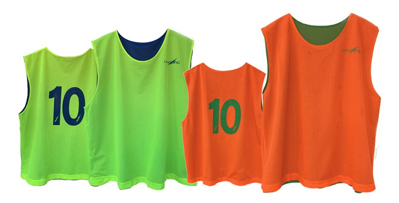 LS Numbered Reversible Bibs - Kids U8's - 20 Pack