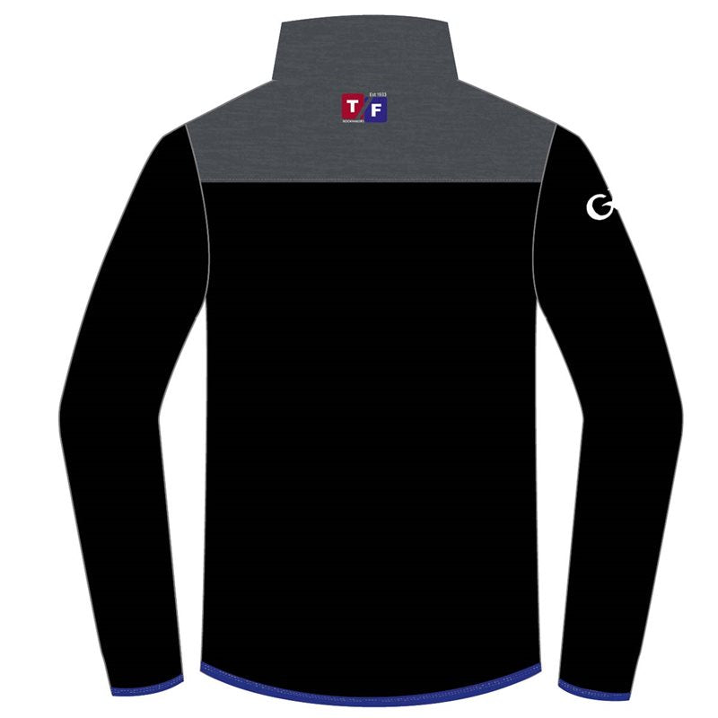 Mc Keever Clan na Gael CLG 1/4 Zip Jacket - Youth - Black/Grey/Blue