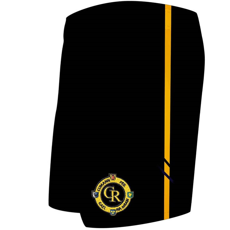 Mc Keever Crossmaglen Rangers LGFA Match Shorts - Girls - Black/Amber