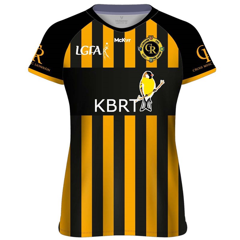 Mc Keever Crossmaglen Rangers LGFA KBRT Jersey - Girls - Black/Amber