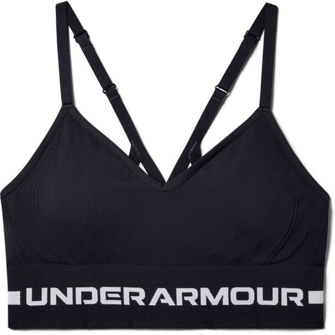 Under Armour UA Seamless Low Long Sports Bra Women - Pewter/Fresh