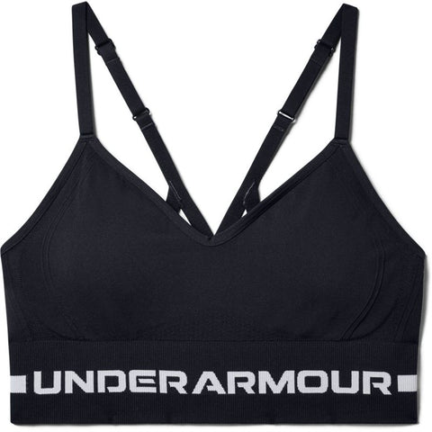 Under Armour Seamless Low Long Sports Bra - Womens - Grove Green