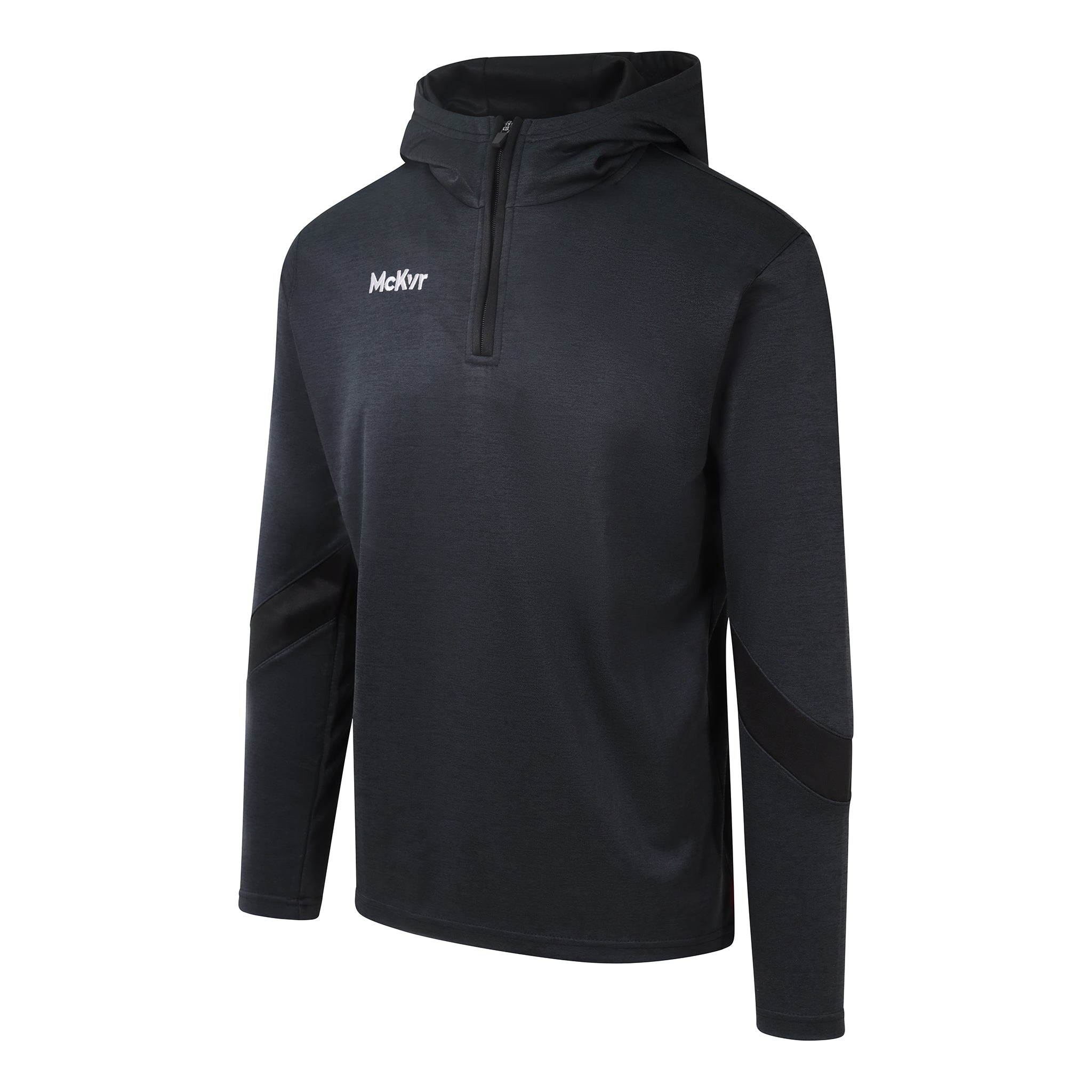 Mc Keever Core 22 1/4 Zip Hoodie - Adult - Black