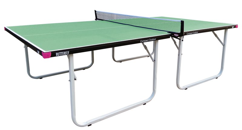 Butterfly Compact Outdoor 10 Wheelaway Table Tennis Table