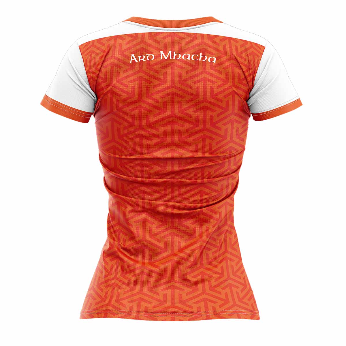 Mc Keever Armagh Camogie Official Home Jersey - Womens - Orange/White