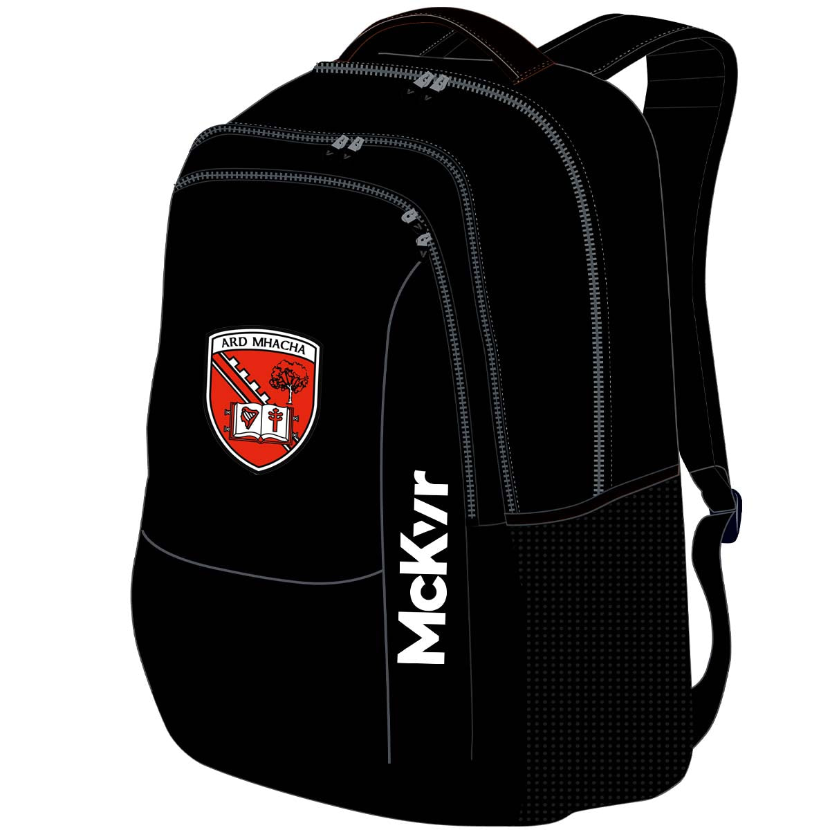 Mc Keever Armagh GAA Official Vital Backpack - Black/White