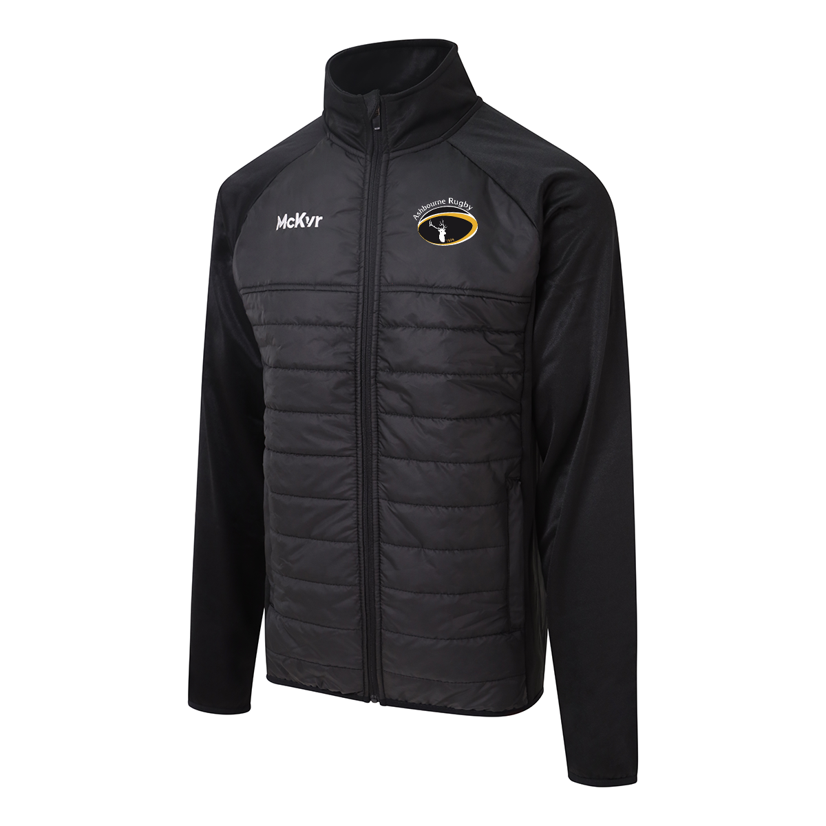 Mc Keever Ashbourne Rugby Core 22 Hybrid Jacket - Adult - Black