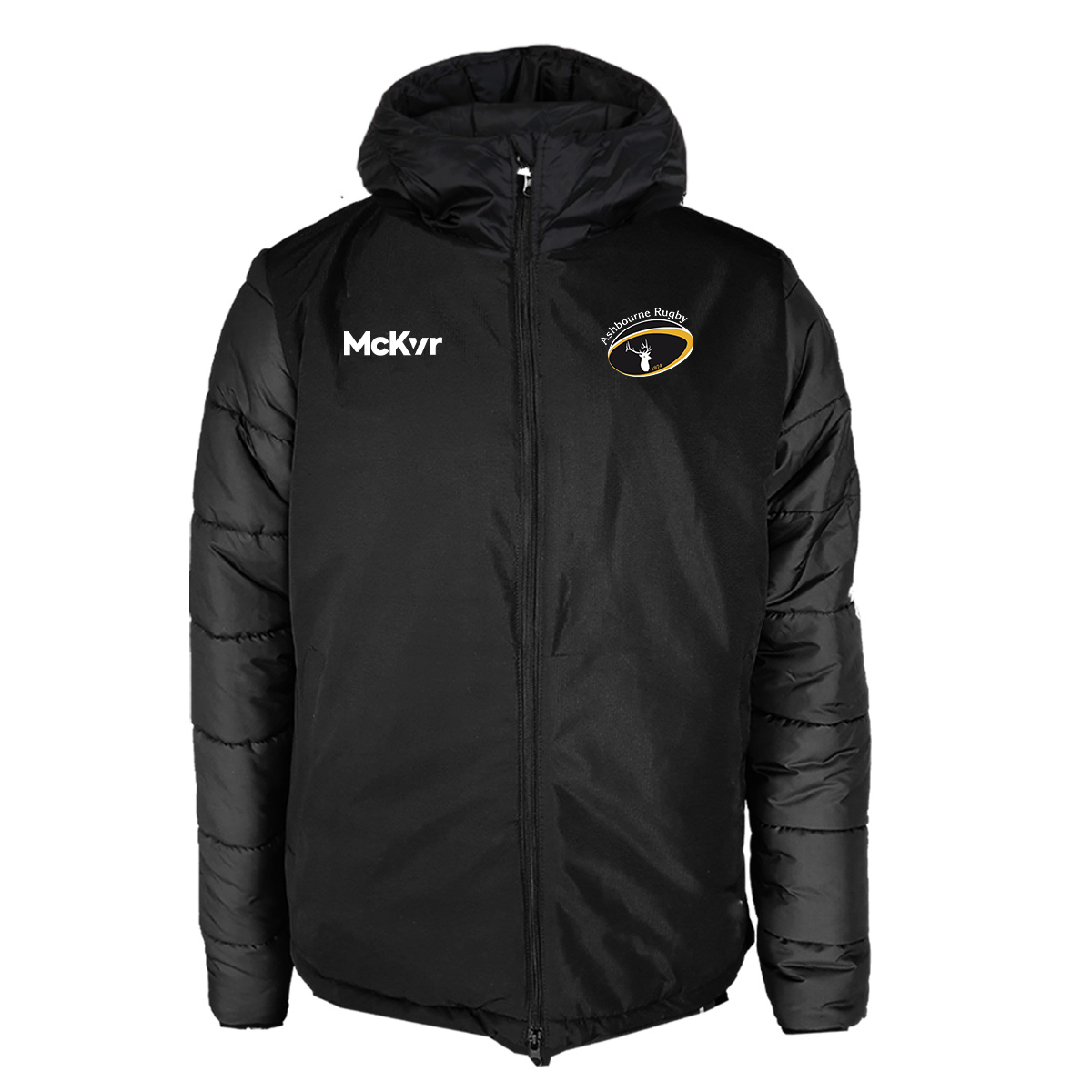 Mc Keever Ashbourne Rugby Core 22 Stadium Jacket - Youth - Black