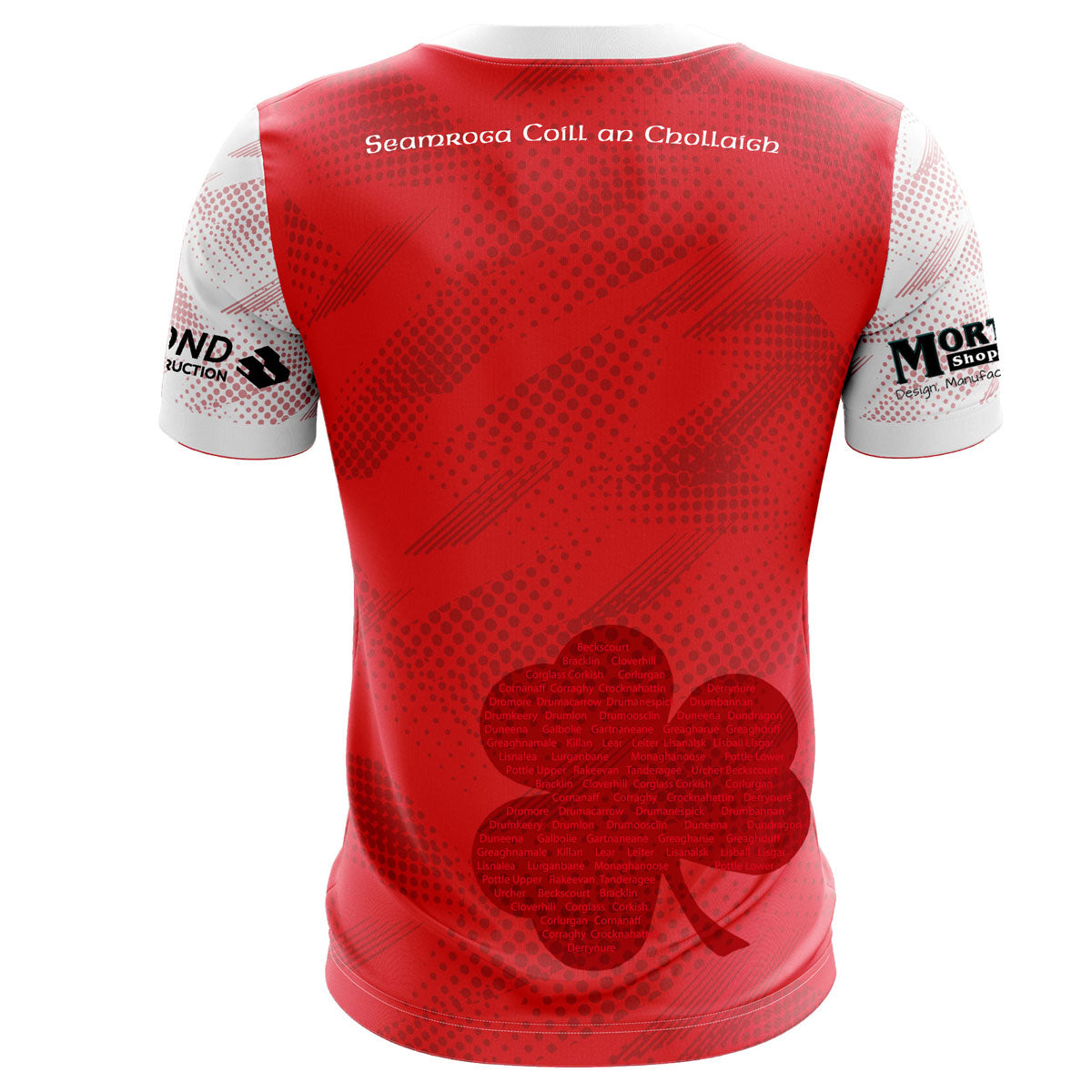 Mc Keever Bailieborough Shamrocks GAA Ladies Playing Jersey - Adult - Red