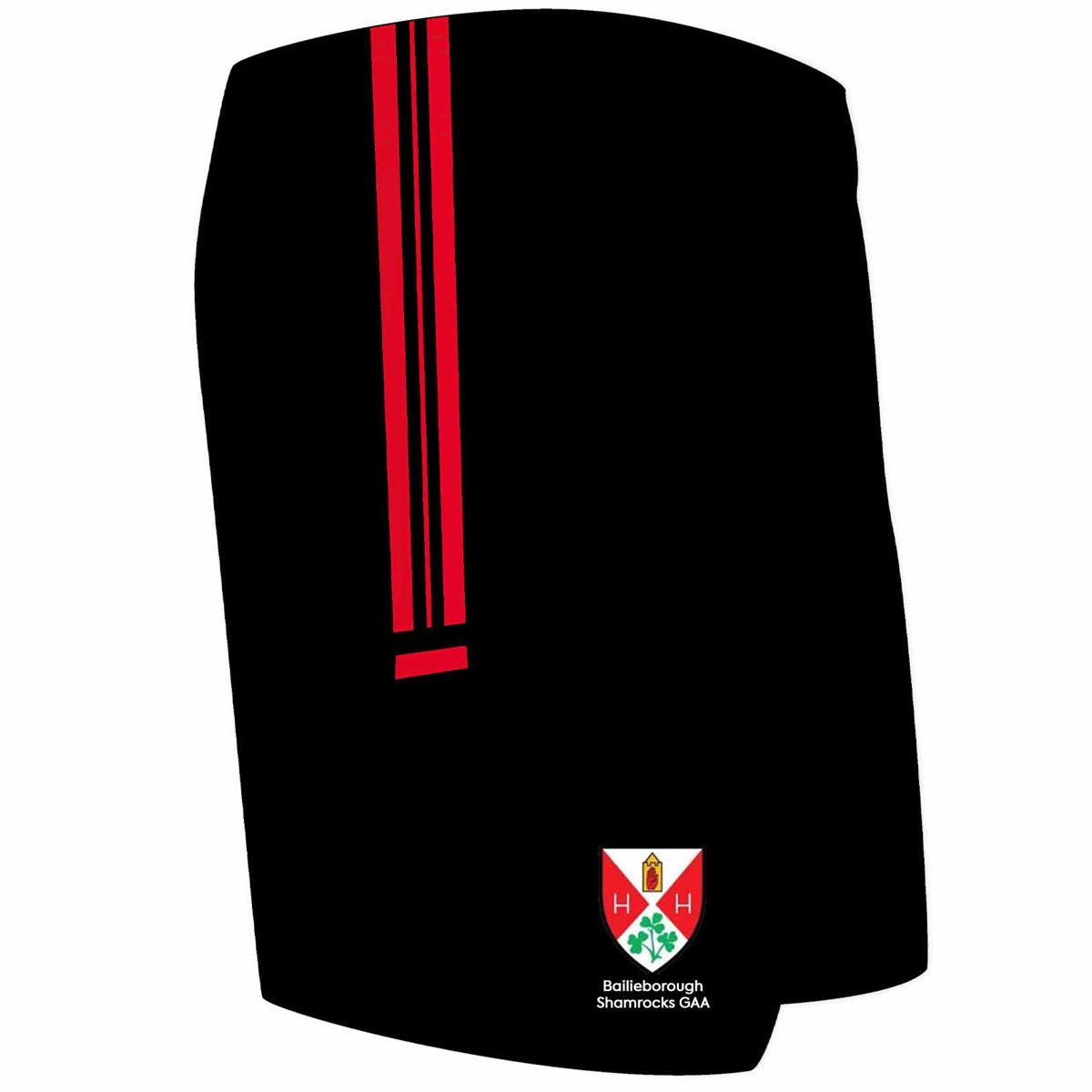 Mc Keever Bailieborough Shamrocks LGFA Playing Short - Adult - Black/Red