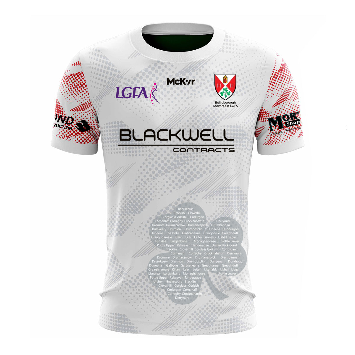 Mc Keever Bailieborough Shamrocks GAA Ladies Goalkeeping Jersey - Adult - White - Player Fit