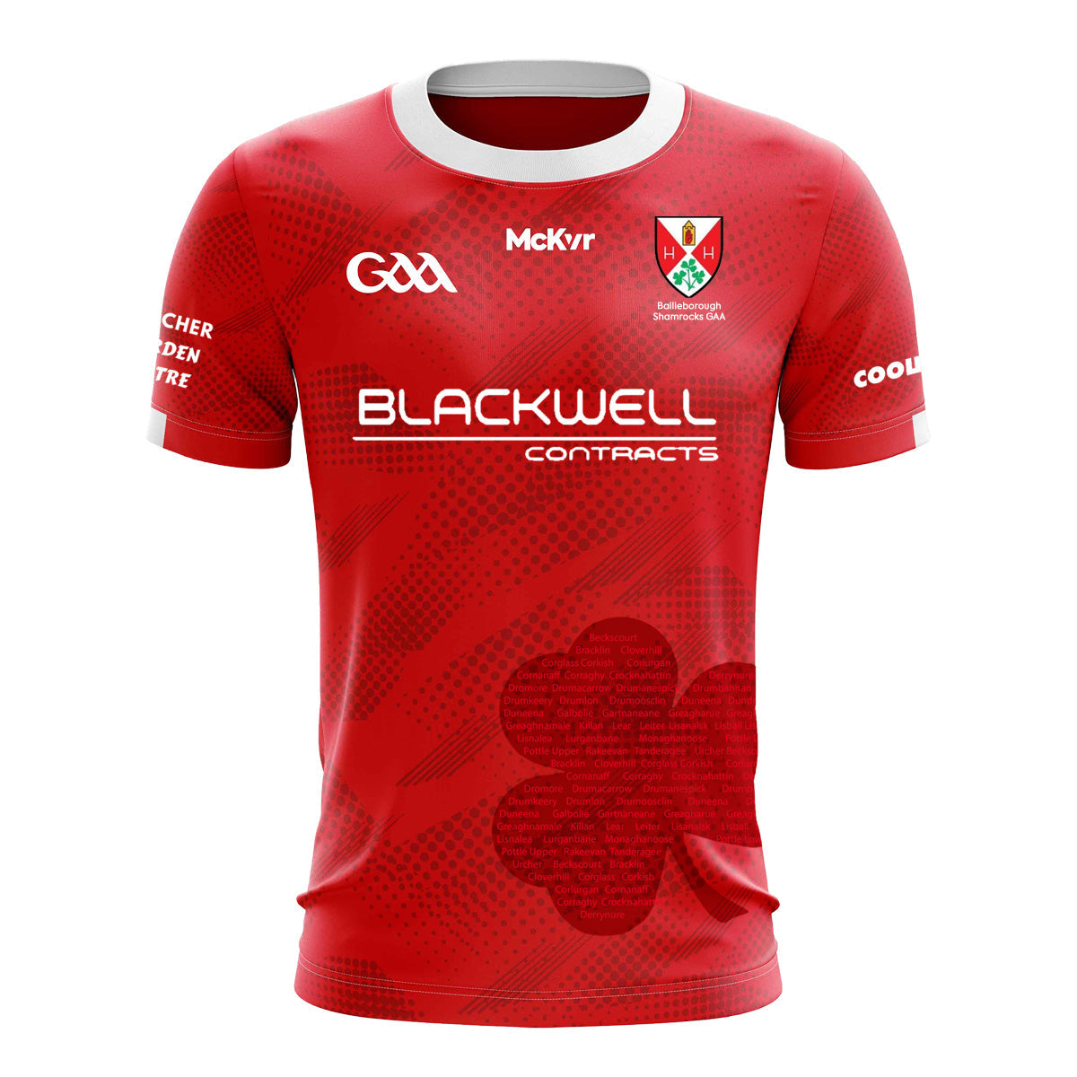 Mc Keever Bailieborough Shamrocks GAA Mens Playing Jersey - Youth - Red